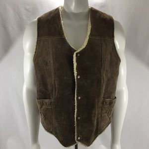 Zamher industries real leather vest